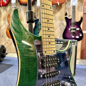 Guitare Vigier Excalibur Custom Emerald Green  Italie Musique