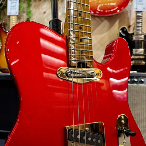Guitare BJ Guitars Custom Telecaster Candy Red  Italie Musique