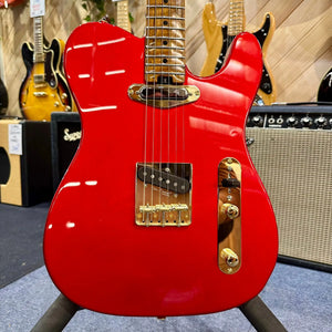Guitare BJ Guitars Custom Telecaster Candy Red  Italie Musique