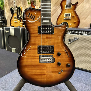 Guitare Godin LGXT Cognac Burst Flame AAA  Italie Musique