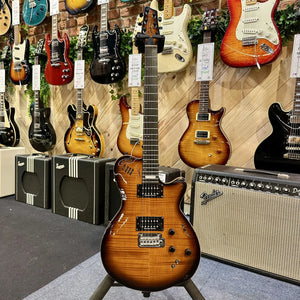 Guitare Godin LGXT Cognac Burst Flame AAA  Italie Musique