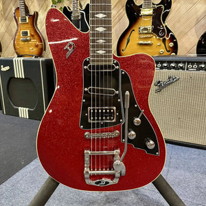 Guitare Duesenberg Paloma Red Sparkle  Italie Musique