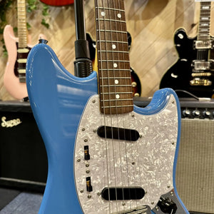 Guitare Fender Mustang Traditional 70s California Blue  Italie Musique