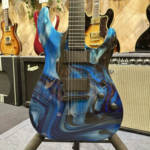 Guitare Schecter C-1 Hydro-Dip Midnight Tide  Italie Musique