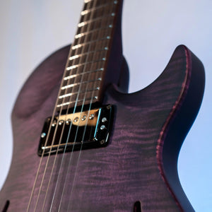 Guitare Vigier GV Hollow Purple Fade - Italie Musique