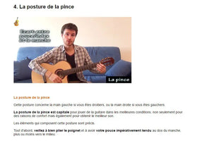Le Cursus Principal pour débutants en guitare - Italie Musique