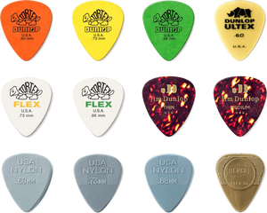 Pack de 12 Médiators Dunlop - Italie Musique